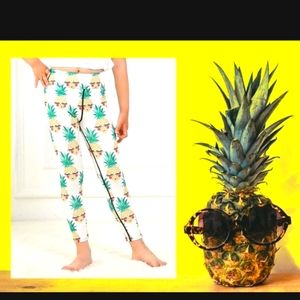Pineapple Print Leggings